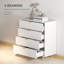 Baylum 10 cm W Chest of 4 Drawers-882298948