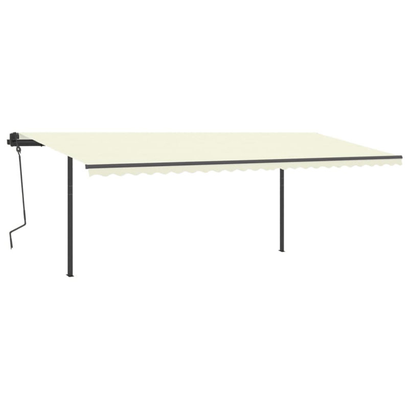 Auvent en métal blanc VidaXL, H 96,5 po x l 236,2 po, Anthracite; noir