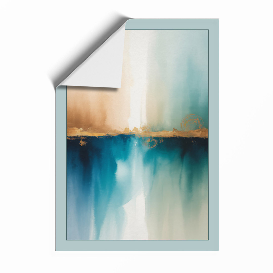 Between Earth and Sky Abstract - Framed Print