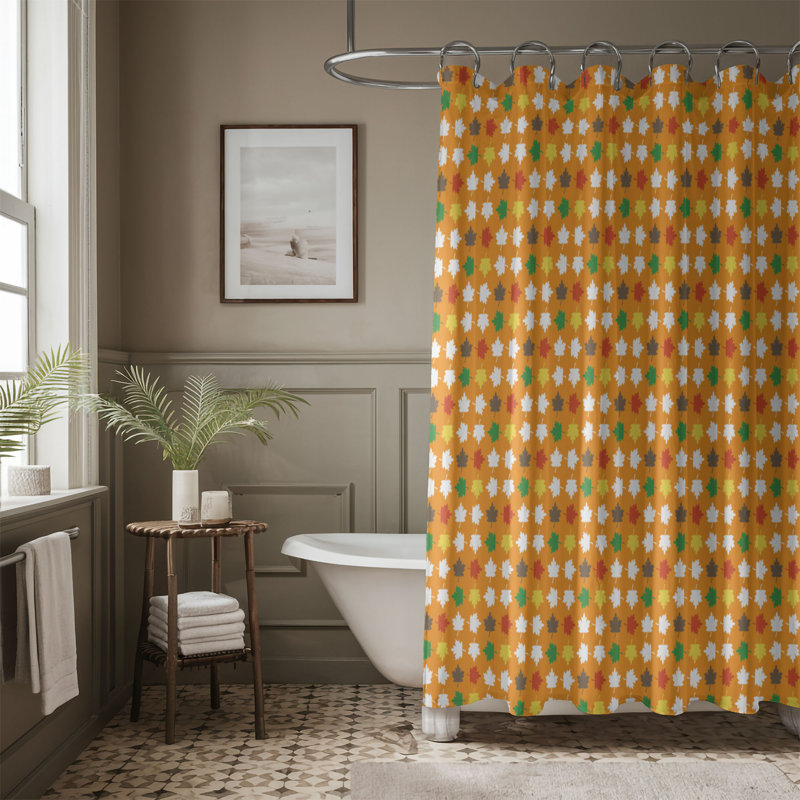Holly Colors - Rideau de douche Premium, H 74 po x l 71 po
