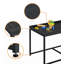 Ensemble de tables basses 3 pièces à grain en bois Monty-1476964496