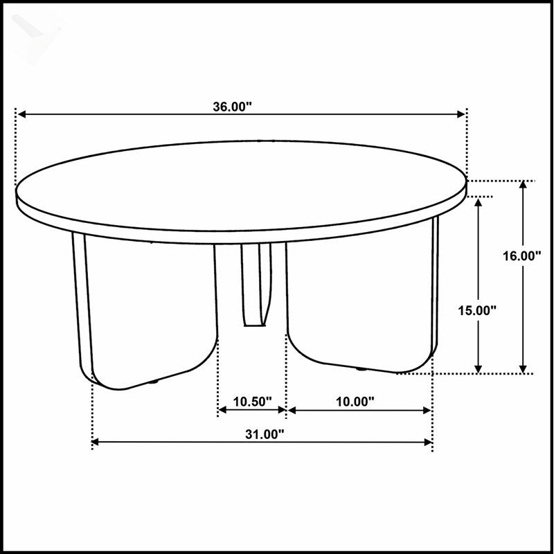 Table basse Columbo Brown