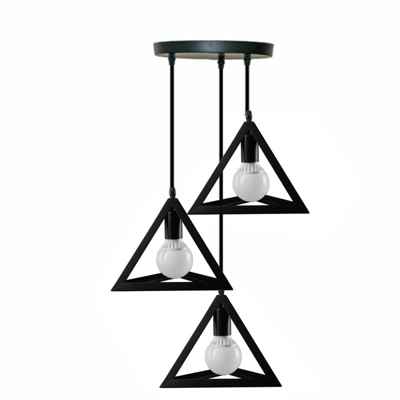 Raelyn 3 - Light Black Pendant