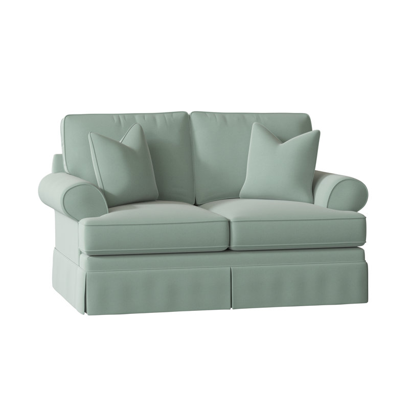 Atterbury 68" Flared Arm Loveseat, Bayou Spray Canvas