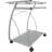 L-Shaped Computer Desk With Sliding Keyboard Tray And Mobile Casters For Home Office Workspace