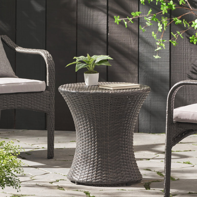 Table d'appoint extérieur, Gris