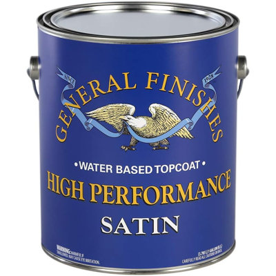 General Finishes High Performance Water Based Satin Topcoat (1 Gallon)