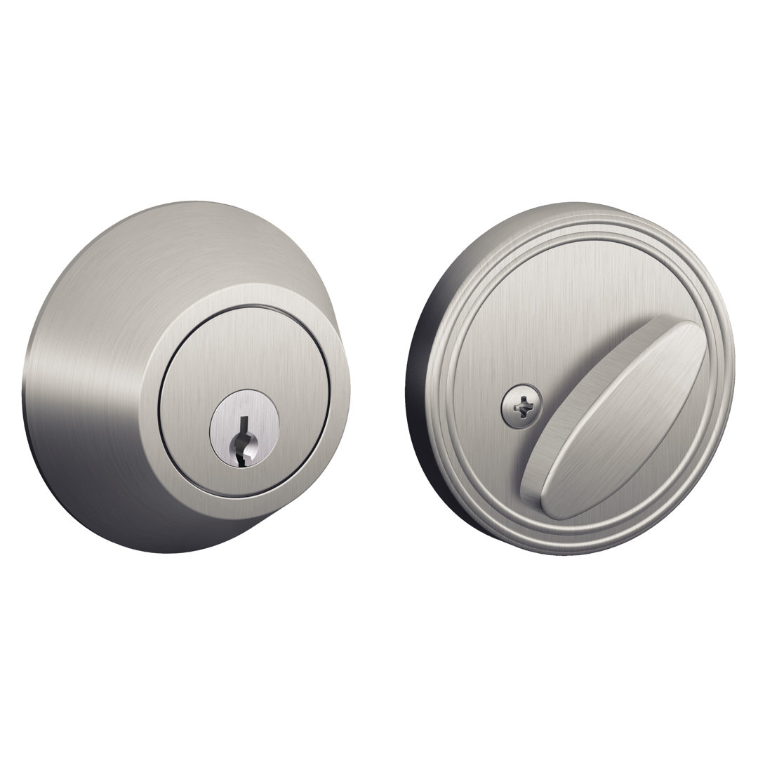 J Series Single Cylinder Deadbolt with Rosette Schlage