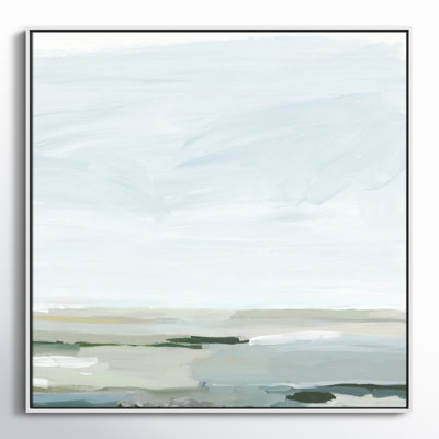 Catrena Pure Stillness - Floater Frame Painting Print on Canvas