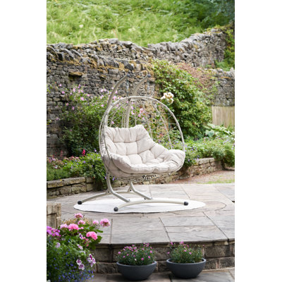 Lyon Anthracite Outdoor Double Hanging Chair