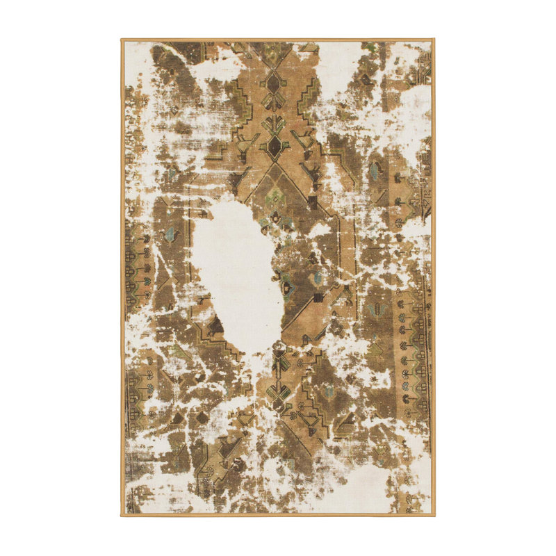 Statesville Abstract Indoor Rug, Rectangle 3' x 5'