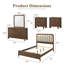 Ensemble de chambre à coucher 5 pièces Mid-Century Modern-1477162825-1477162831