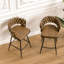 Ensemble de 2 tabourets de bar 28 "en cuir technique