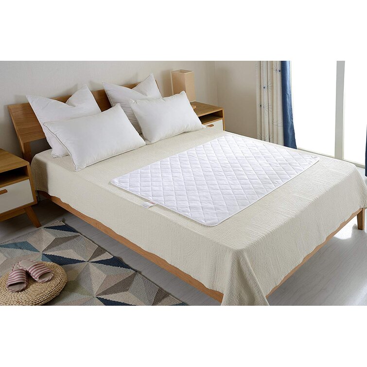 Mattress Pad Sheet Protector - Soft Quilted Cotton with a Waterproof Layer  to Protect Your Mattress and Keep Sheets and Linen Dry. Superior