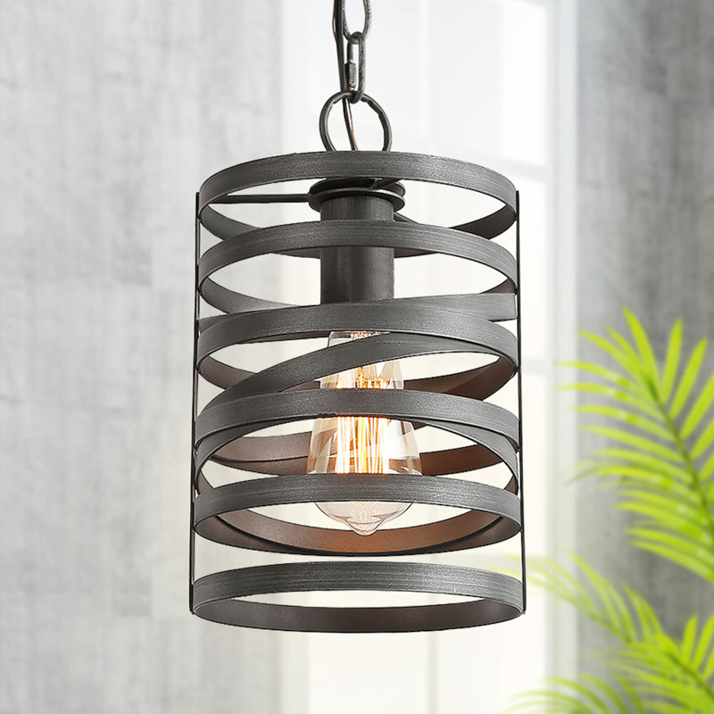 Luminaire suspendu cylindrique 1 lumière