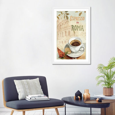 «Cafe in Europe III» par Lisa Audit - impression d'art graphique