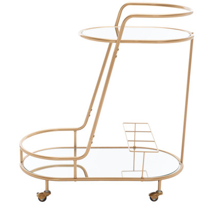 Emalie Metal Bar Cart