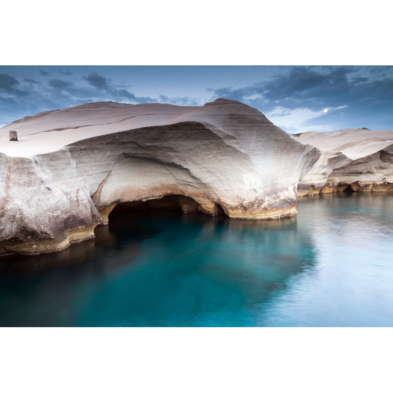 Sarakiniko - Wrapped Canvas Print, 30cm H x 46cm W x 3.8cm D