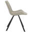 Chaise d'appoint rembourrée Saddle en gris clair
