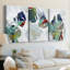 Monstera VI  -Custom Wrapped Gallery Canvas - 3 Pieces-1184521142
