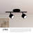 Lyra 15'' 2 -Light Fixed Track Track Kit with Dimmable and Adjustable Head-64113012