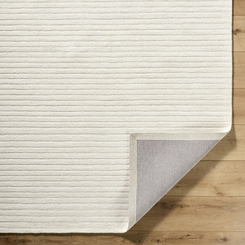 Tapis d'intérieur fait à la main Fegley, Rectangulaire 8 pi x 10 pi