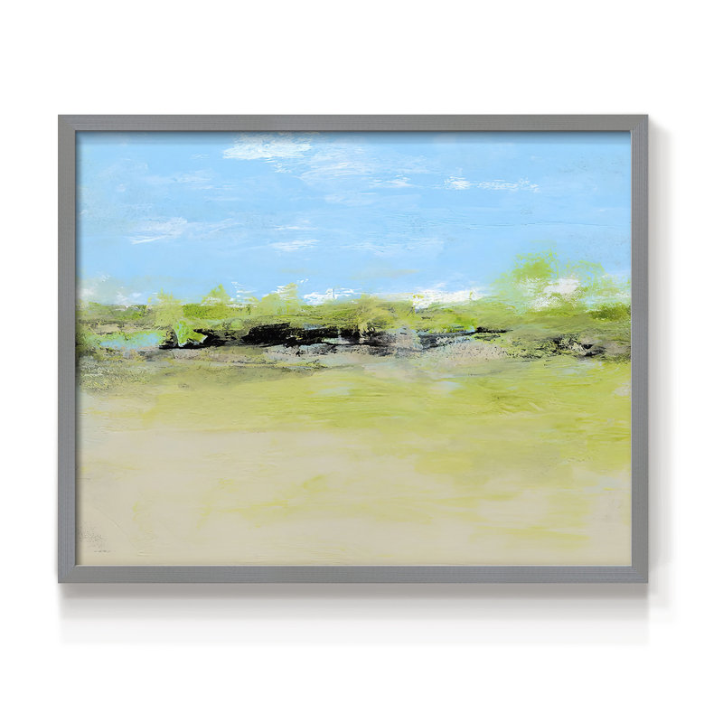 «From the Terrace I», reproduction encadrée, Gris, H 11 po x l 14 po