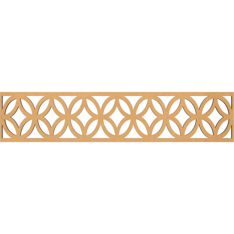 Moulure Crosby, H 10 po x l 46,75 po x P 0,375 po, Bois aggloméré brut