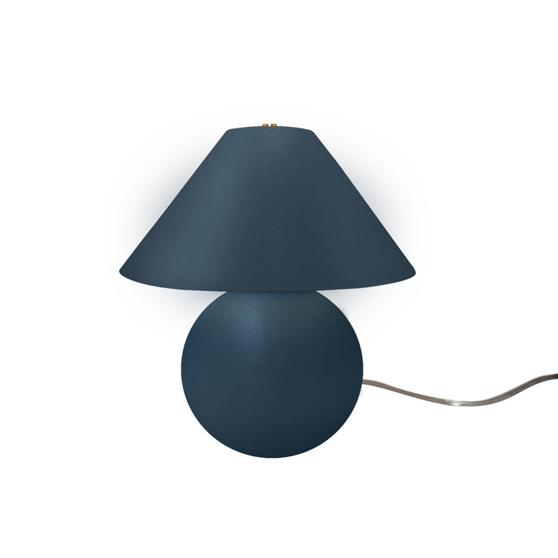 Lampe de table en céramique Caroldine, Ciel à minuit, H 12 po x l 11 po x P 11 po