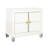 Side Table, Nightstand With Acrylic Front Legs
