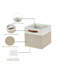Ensemble de bacs en tissu robuste-444294609-444294600