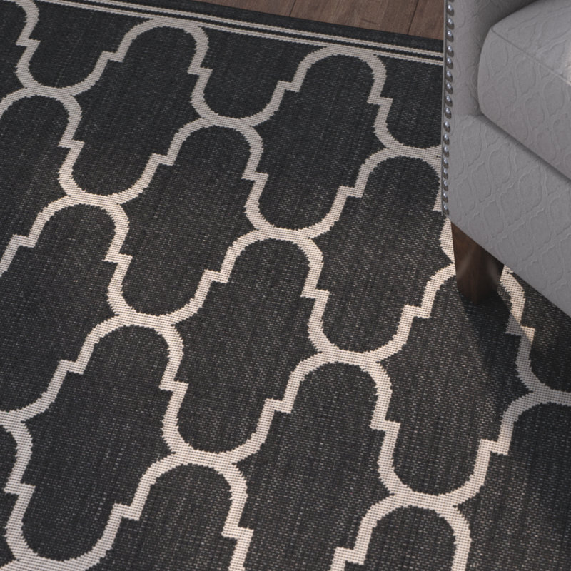 Herefordshire Performance Geometric Indoor/Outdoor Area Rug, Rectangle 8' x 11'2"