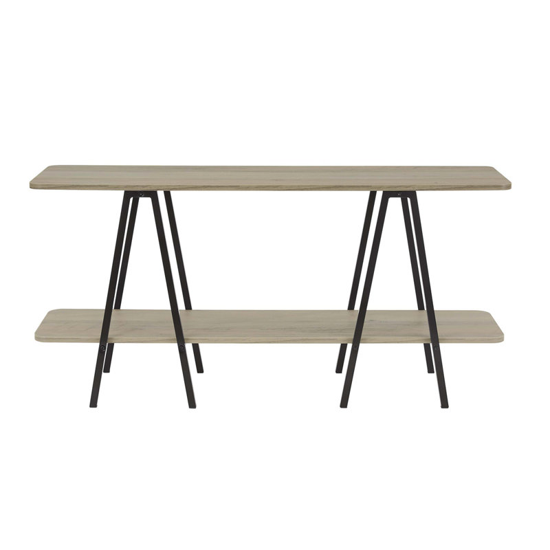 Buffet 47,24 po avec 2 tablettes Modern, Beige