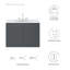 Meuble-lavabo mural gris de 36 po Bryn-52878975-52878913