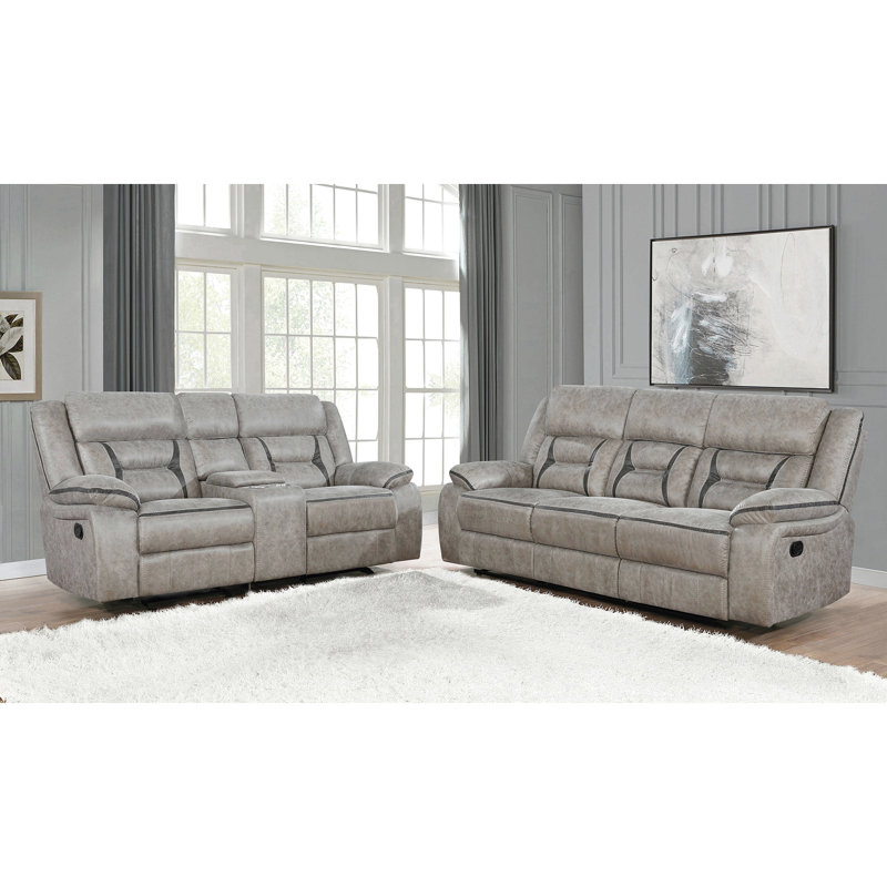 Ensemble de salon 2 pièces Brazelton Taupe, Taupe