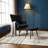 Tufted Wingback Chair and Ottoman-390166509