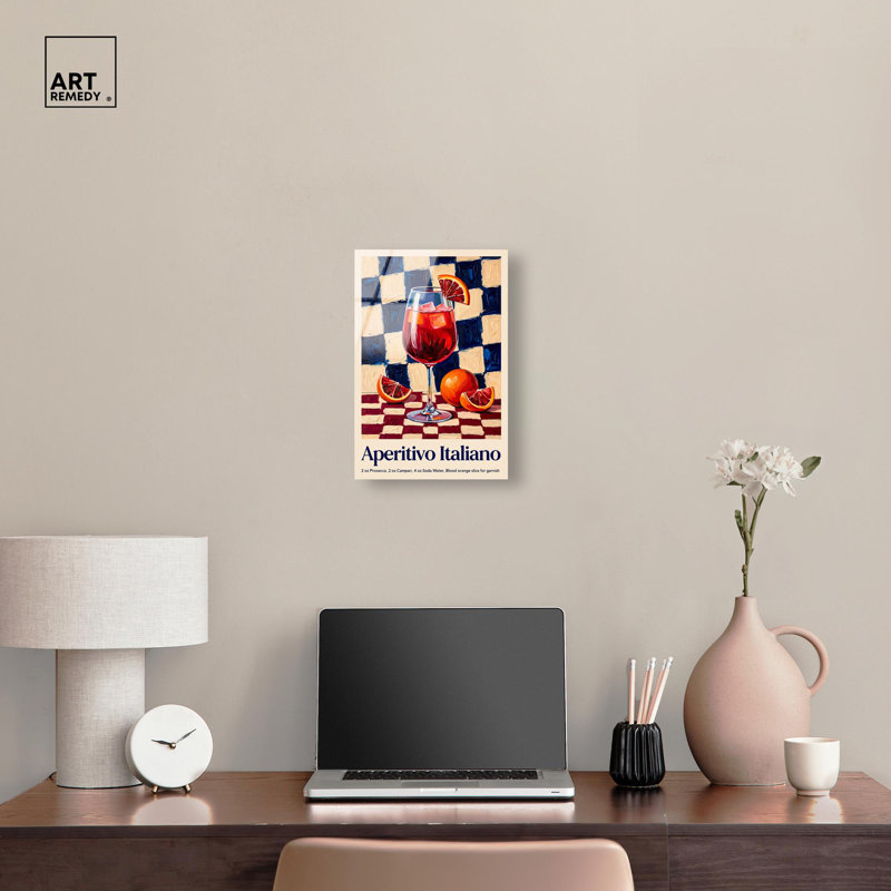 Impression sur toile, "Orange sanglant", Art Print, H 15 po x l 10 po