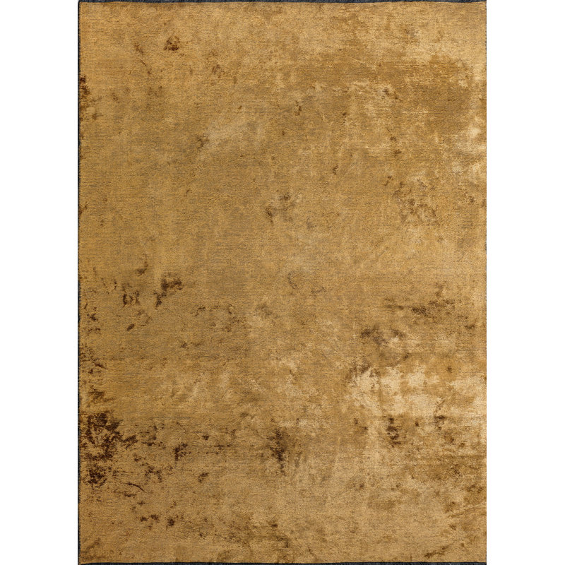 Rapture Yellow Luxury Area Rug, Rectangle 7'10" x 9'10"