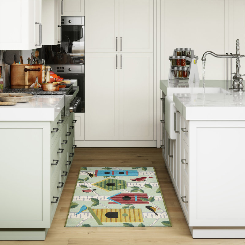 Non-Skid Kitchen Mat, Rectangle 2' x 2'10"