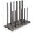 6 Pair Wooden Boot Storage Organizer Rack