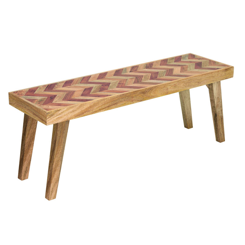 Mango Wood Bench,Natural