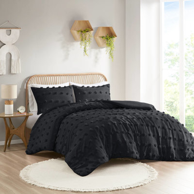 Ensemble de housse de couette à 2 pinces pour lit simple / simple TG, 2 taies décoratives, étiquette, décoration, fermeture à boutons cachés