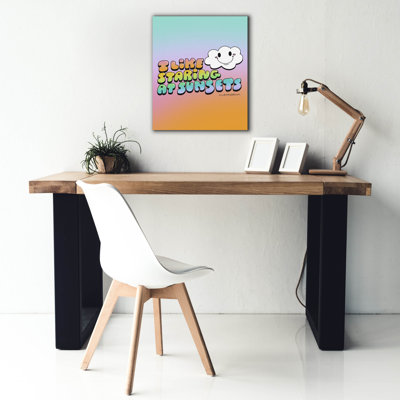Toile épique «Staring At Sunsets» par Club Daydream