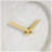 Analog Marble Quartz Movement / Crystal Tabletop Clock White-1024484578