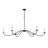 Aliaa 6-Light Metal Candle Style Chandelier