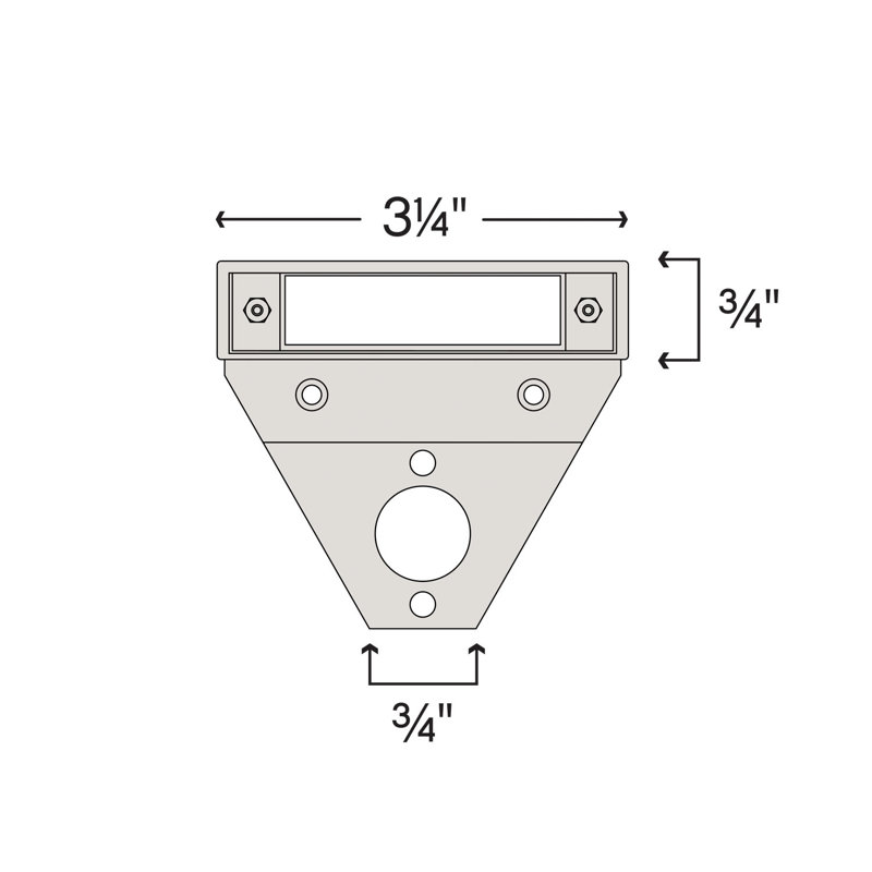 Nuvi Low Voltage Hardwired Deck Light, Sandstone