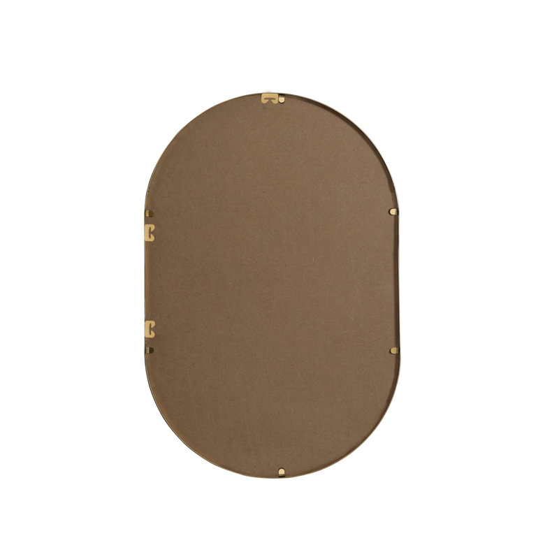 Miroir mural Sabine, 30 po x 20 po, Laiton