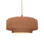 Luminaire suspendu tambour en céramique et en métal 1 lumière Gela-224782673-226086869-225933781