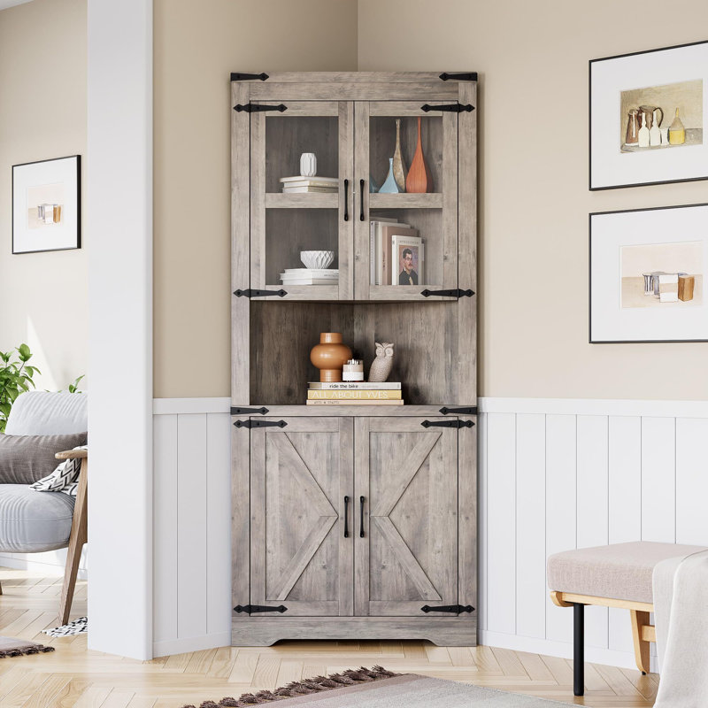 Roehl Freestanding Bathroom Cabinet, Gray