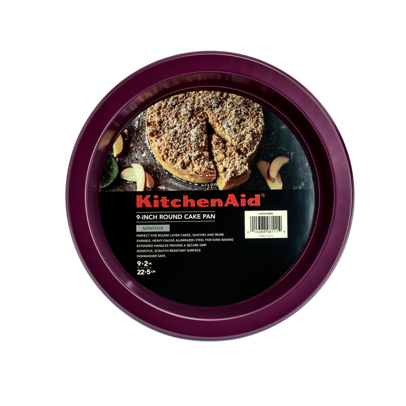 KitchenAid® 9-In Nonstick Aluminized Steel Round Cake Pan, Beetroot